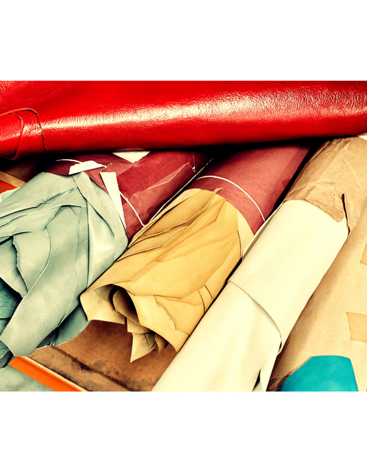 pieces of leather